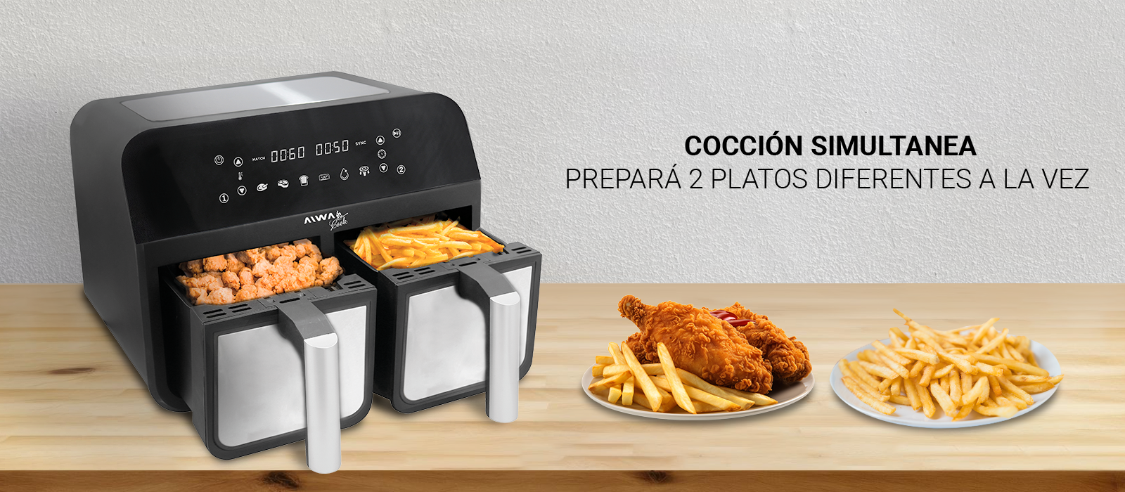 Cozinhe simultaneamente