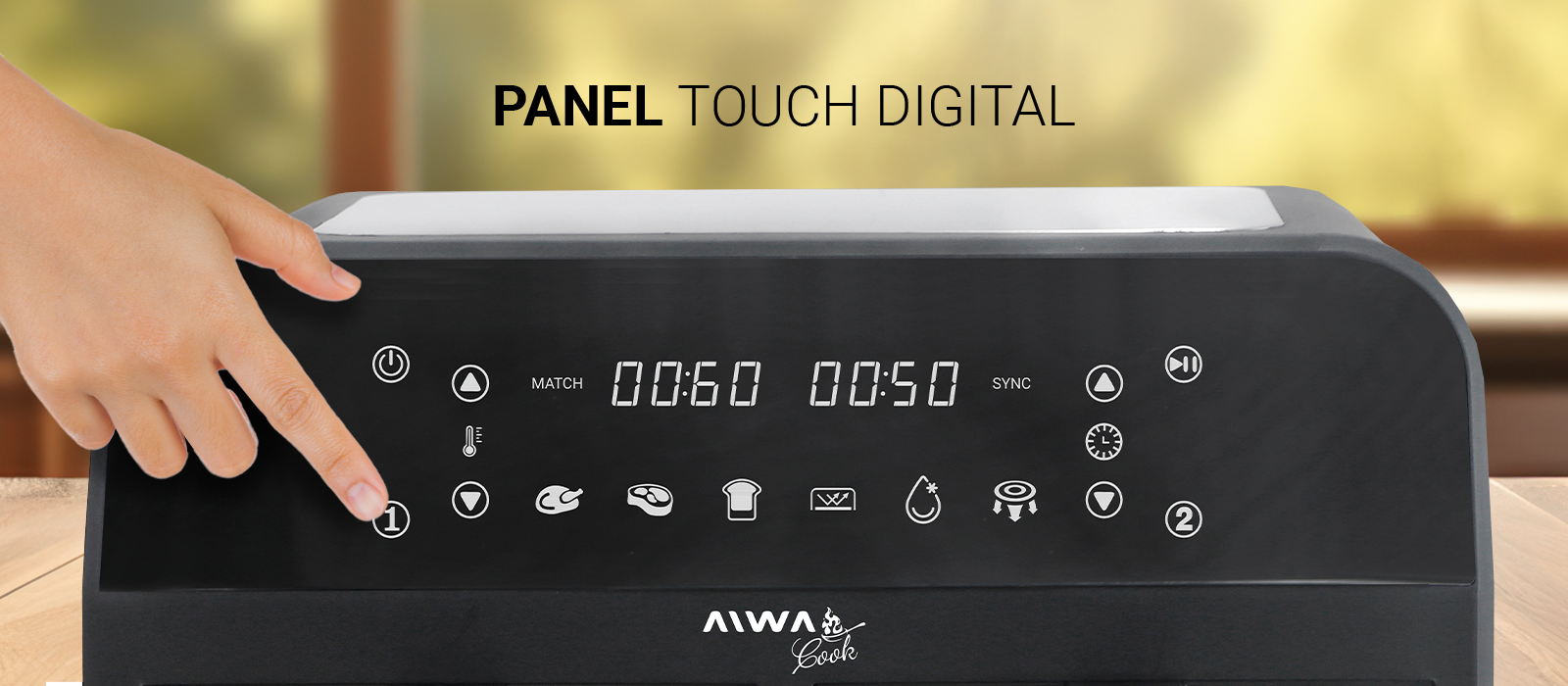 Painel touch digital